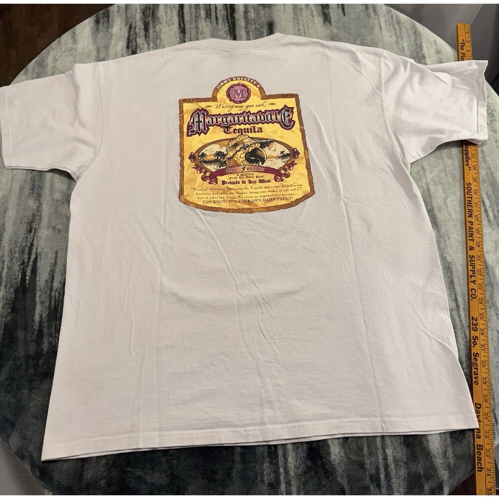 Size XXL 90s Vtg Jimmy Buffett Shirt Margaritaville Tequila T Shirt Key West FL